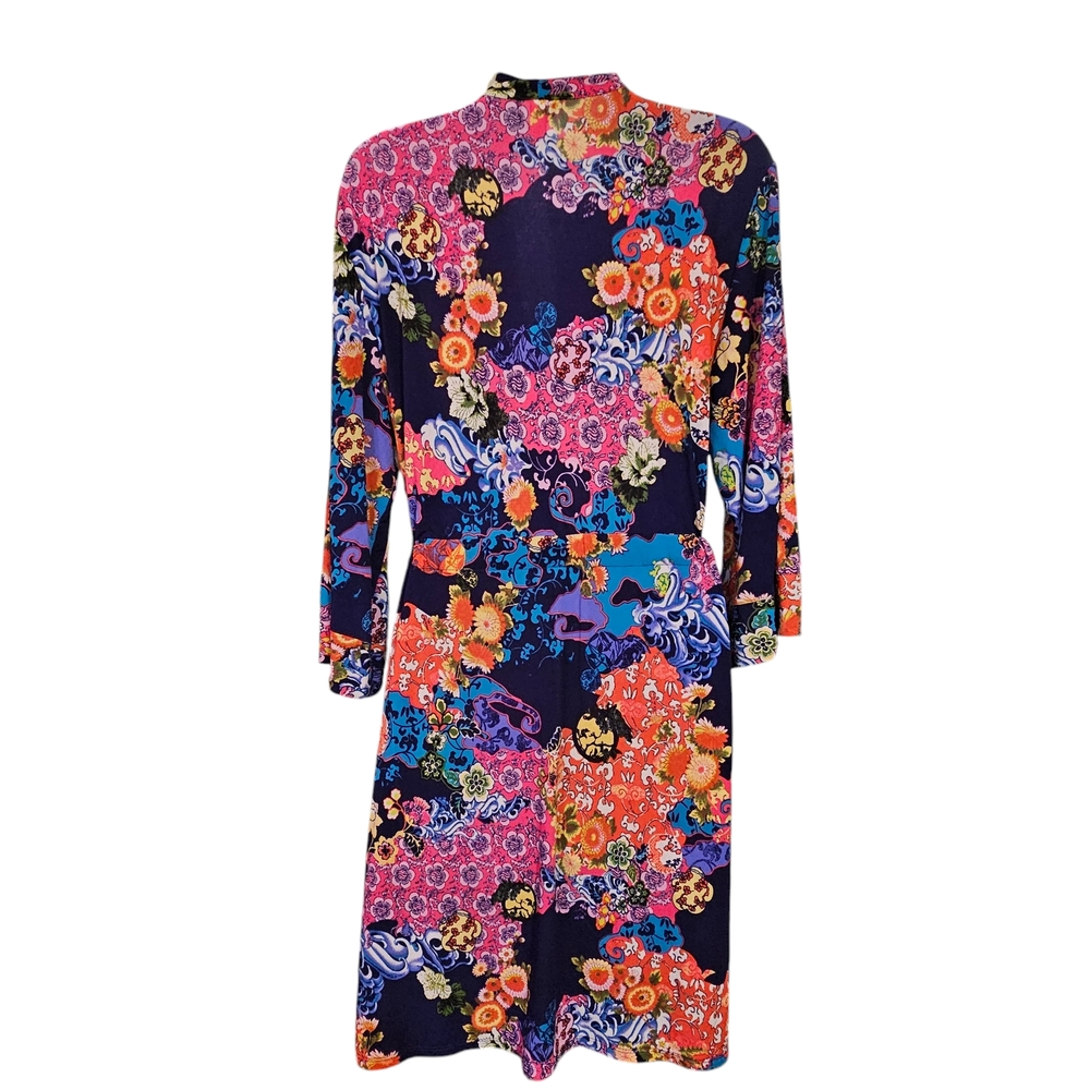 Josie Natori Floral Multicolor Women's Robe Size S - Picture 4 of 8